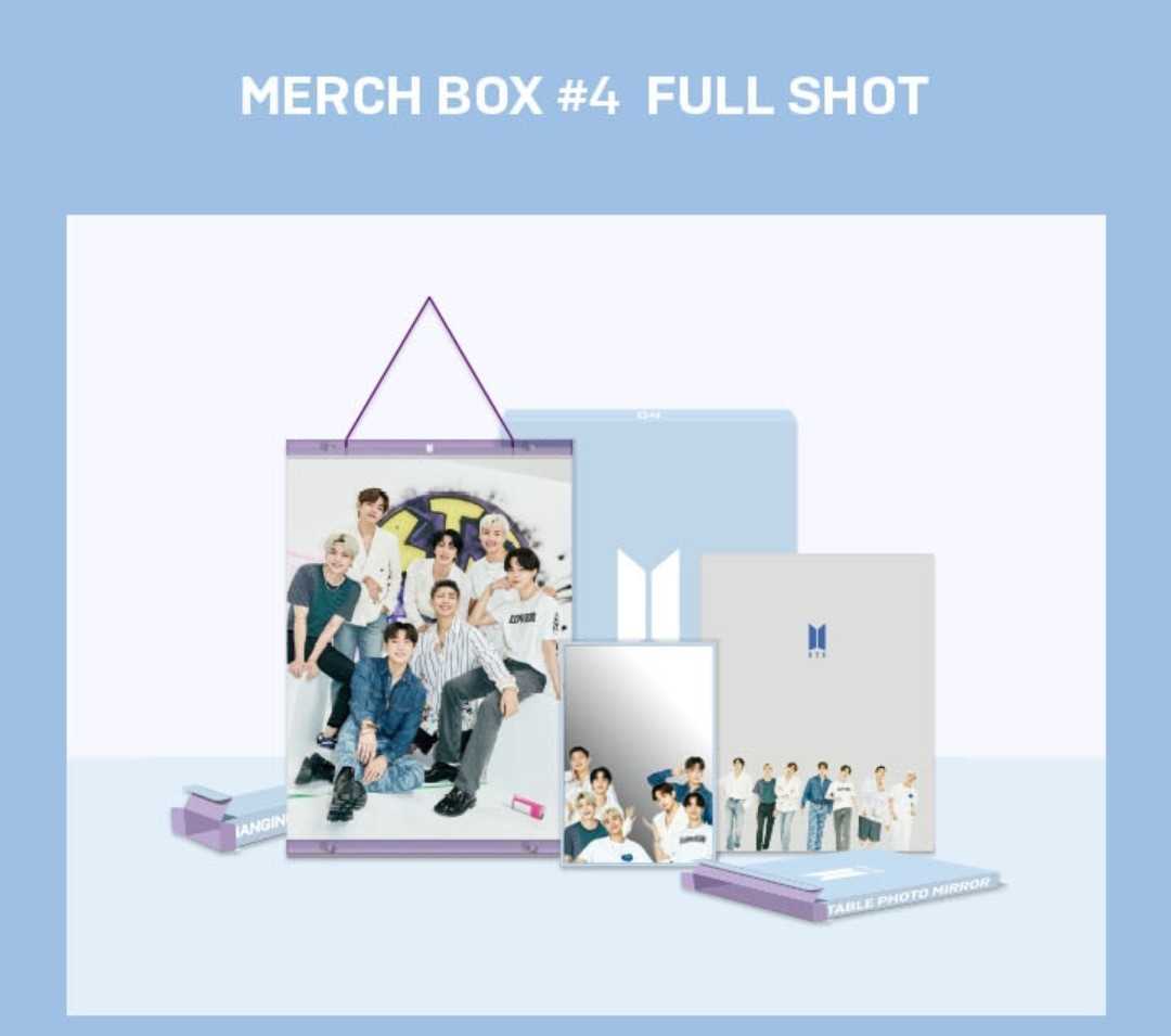 新品未開封品 BTS MERCH BOX #4 防弾少年団 ファンクラブ 公式 新品未開封品 BTS MERCH BOX #4 防弾少年団 ファンクラブ 公式