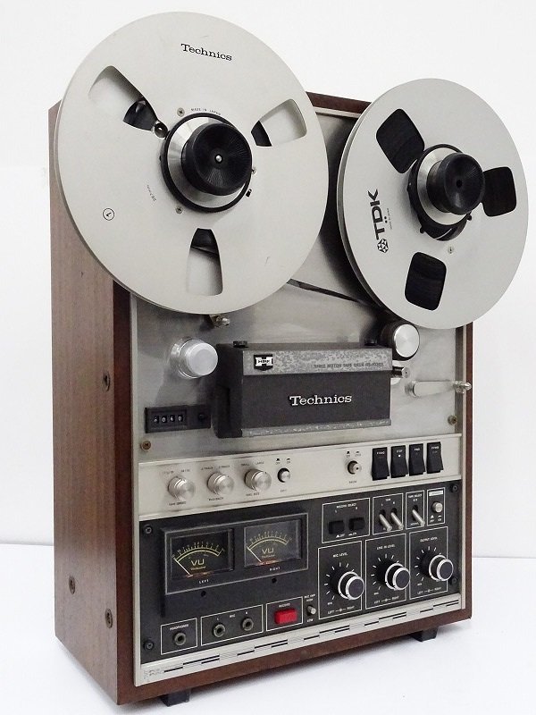 □□Technics RS-1030U オープンデッキ 10号リールテープ2本付