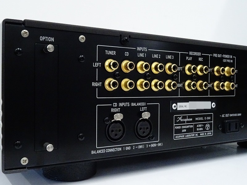 Accuphase プリメインアンプ E-260 Yahoo!オークション - Accuphase E-260 プリメインアンプ