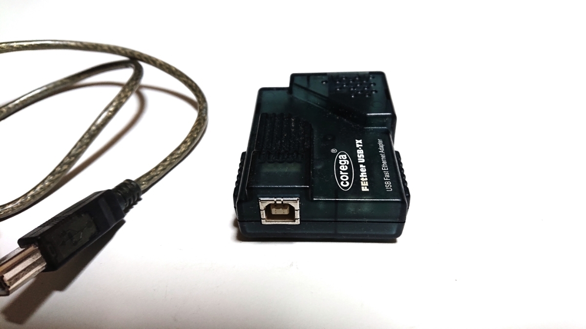 Corega コレガ LANアダプター FEther USB-TX USBポート用 100M/10M_画像6