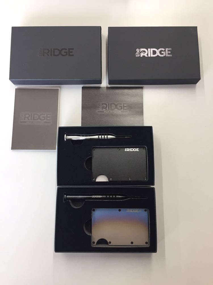 the RIDGE カードケース セット売り 美品_画像1