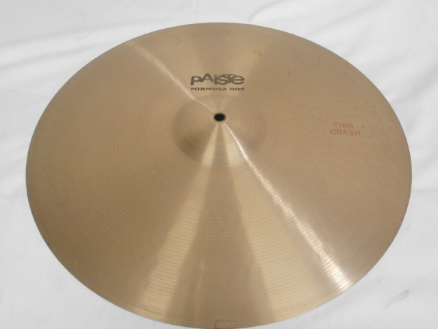 TG☆E2 シンバル Paiste パイステ Formula 602 18インチ THIN CRASH