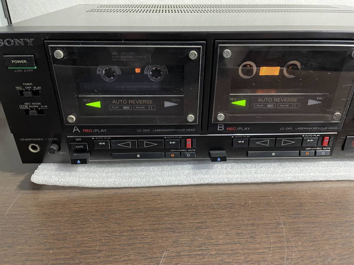 ヤフオク! - SONY ソニー TC-WR930 テープコーダー カセッ...