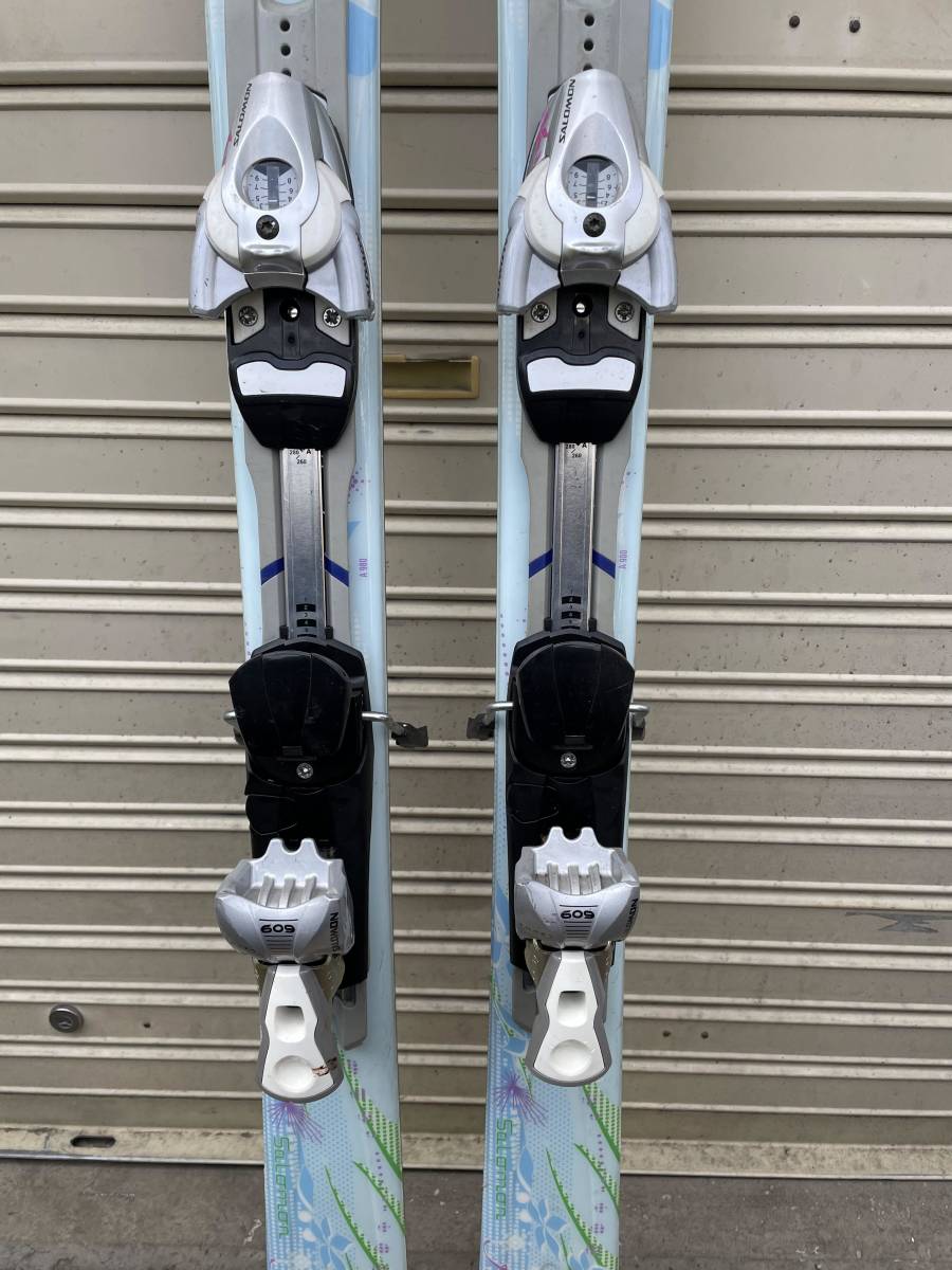 割引限定 即決!!!Salomon スキー 板 Arc en ciel カービングスキー 151cm WINTER HIGHストック(約107cm)・調整ビン付き 割引限定 即決!!!Salomon スキー 板 Arc en ciel カービングスキー 151cm WINTER HIGHストック(約107cm)・調整ビン付き