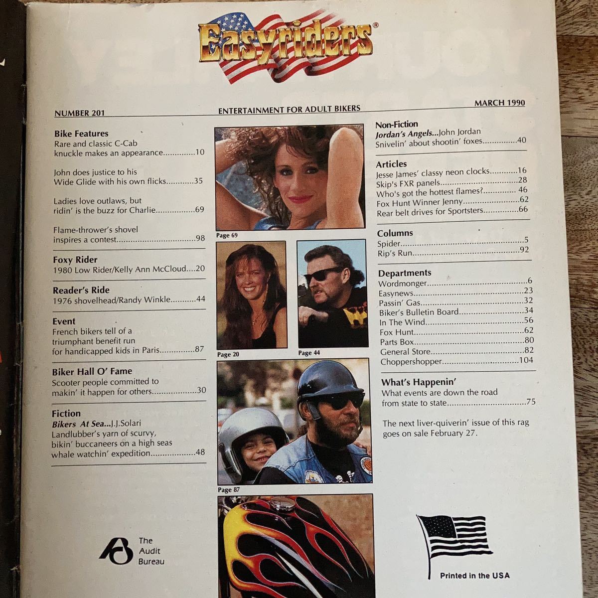 Easyriders イージーライダース ハーレー アメリカ チョッパー バイカー ショベルパンナックル ビンテージ 検索 DEVID MANN 1990.3