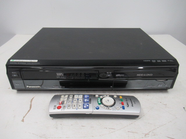 H0423 マニア宅より Panasonic パナソニック HDD搭載 VHS一体型 ハイビジョン DVDレコーダー :DMR-XW41V