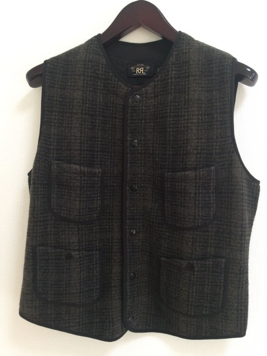 男女兼用 新品未使用!RRL 最高級メリノウール プラッド ジャガード