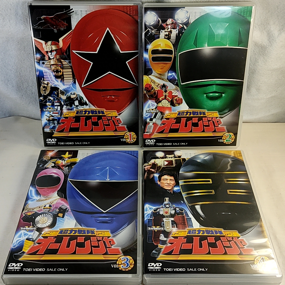 DVD 超力戦隊オーレンジャー Vol.1~4 　全4巻セット_画像1