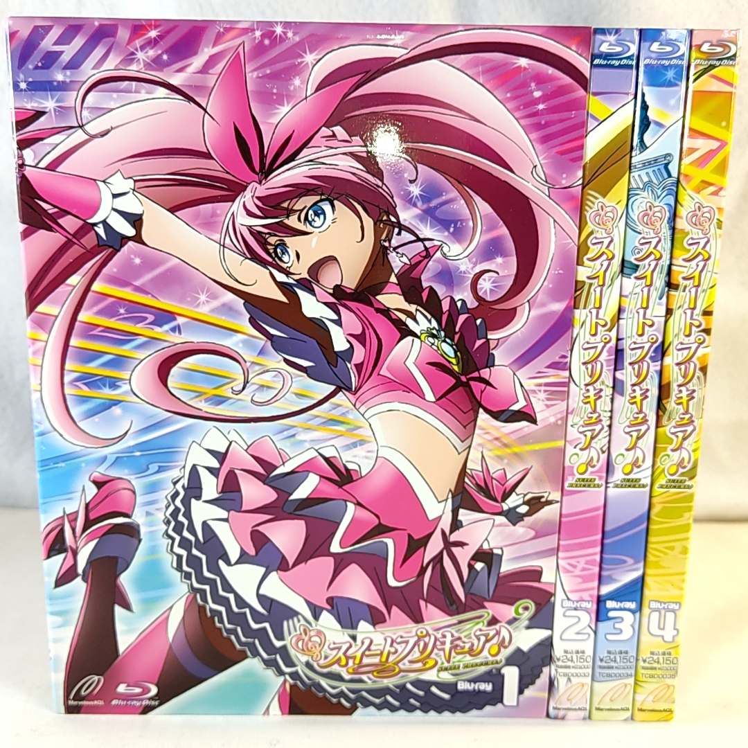 特典完備□ Blu-ray スイートプリキュア♪ 初回限定版 全4巻セット www