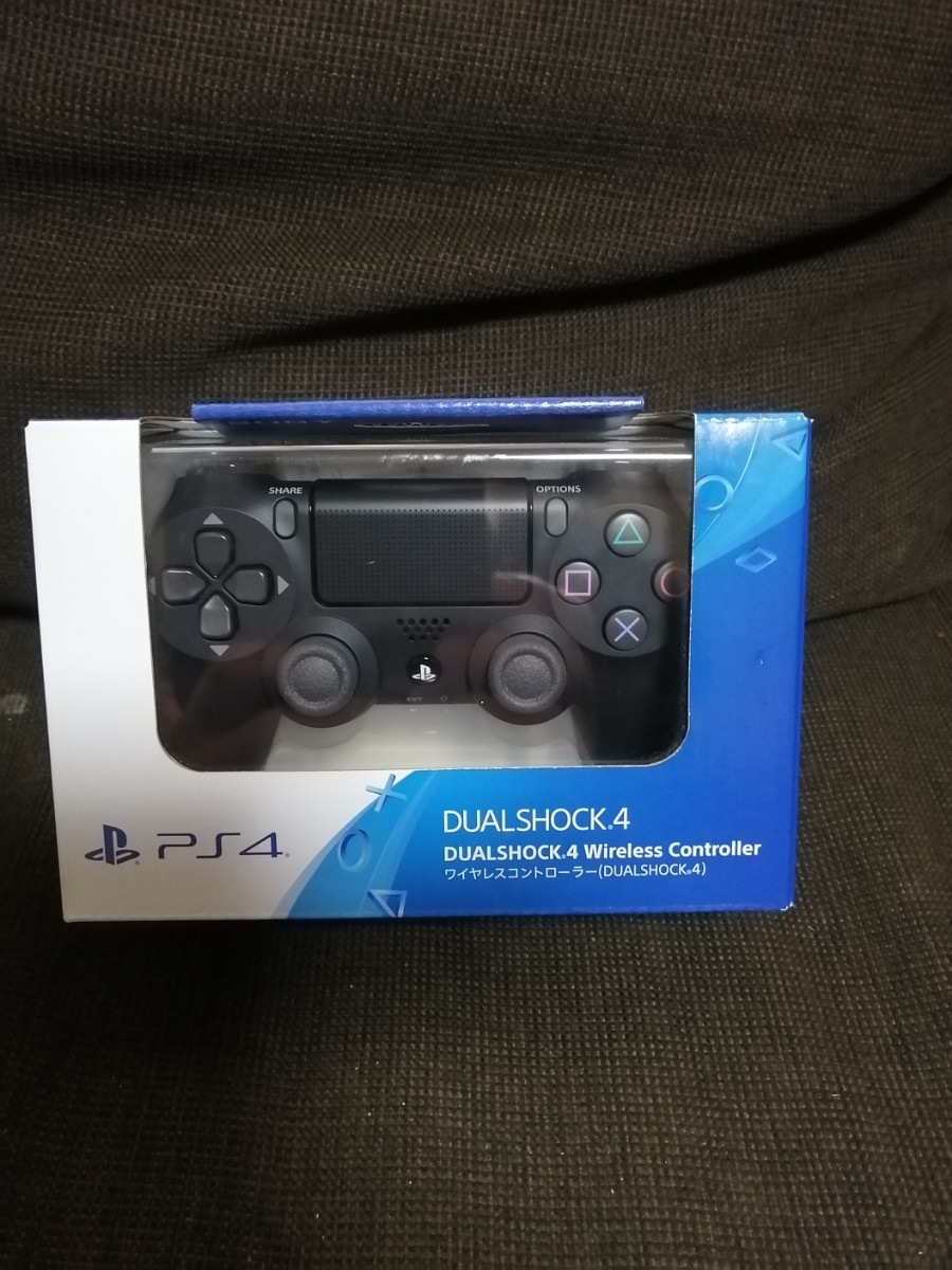 DUALSHOCK4 PS4 ジェット・ブラック ワイヤレスコントローラー新品未開封