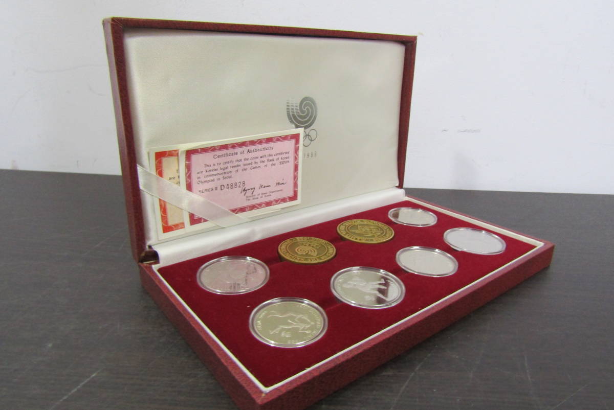 美品 ソウルオリンピック 1988年 SEOUL 記念硬貨 プルーフ全6種類 1000
