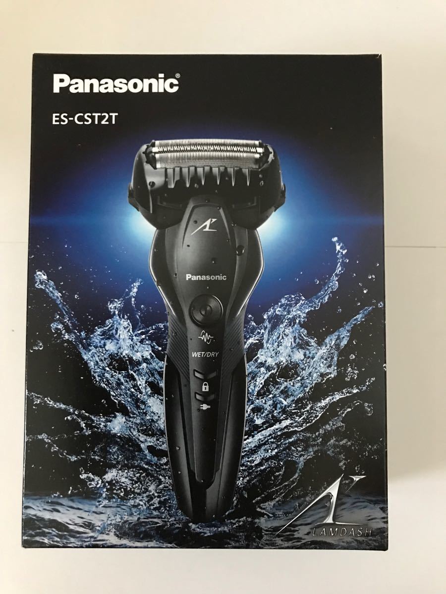 パナソニック　Panasonic　メンズシェーバー ラムダッシュ 黒 [3枚刃 /AC100V-240V]　ES-CST2T-K