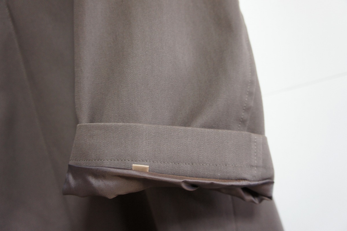 希少 Calvin Kleinカルバンクライン オーバーサイズ ステンカラーコート ライナー付き オールド 灰927L_些細な薄汚れがあります。