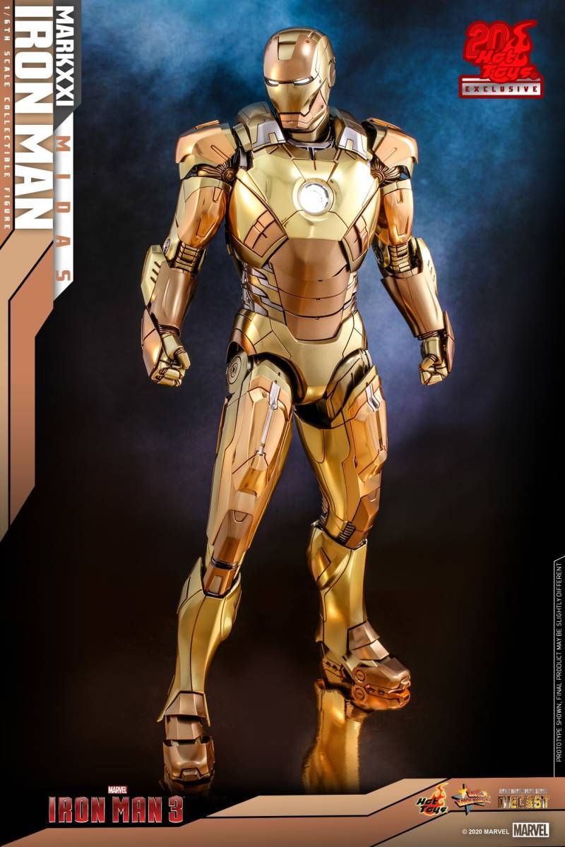 MMS586 ホットトイズ DIECAST 1/6スケールフィギュア アイアンマン3 Iron Man 3 アイアンマン・マーク21 ミダス Iron Man Mark 21 Mark XXI_画像5