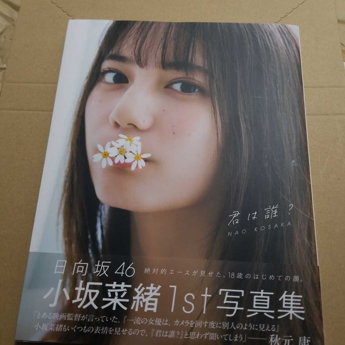 小坂菜緒(日向坂46)1st写真集 君は誰?　初版帯付き　ポストカードあり