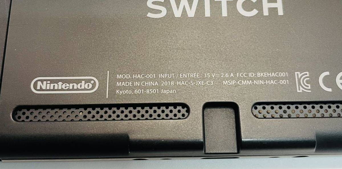 液晶美品　Nintendo Switch 本体 液晶 旧型 2018年