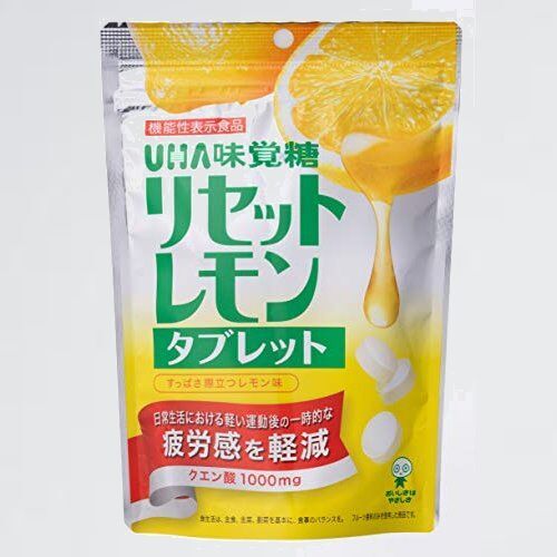 ★☆ 未使用 新品 機能性表示食品 味覚糖 J-G9 64g ×6袋 リセットレモンタブレット_画像1