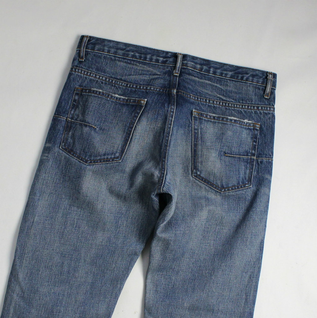 05AW 名作 dior HOMME GLAM エディ期 爪痕加工 スリム デニム 05AW 名作 dior HOMME GLAM エディ期 爪痕加工 スリム デニム