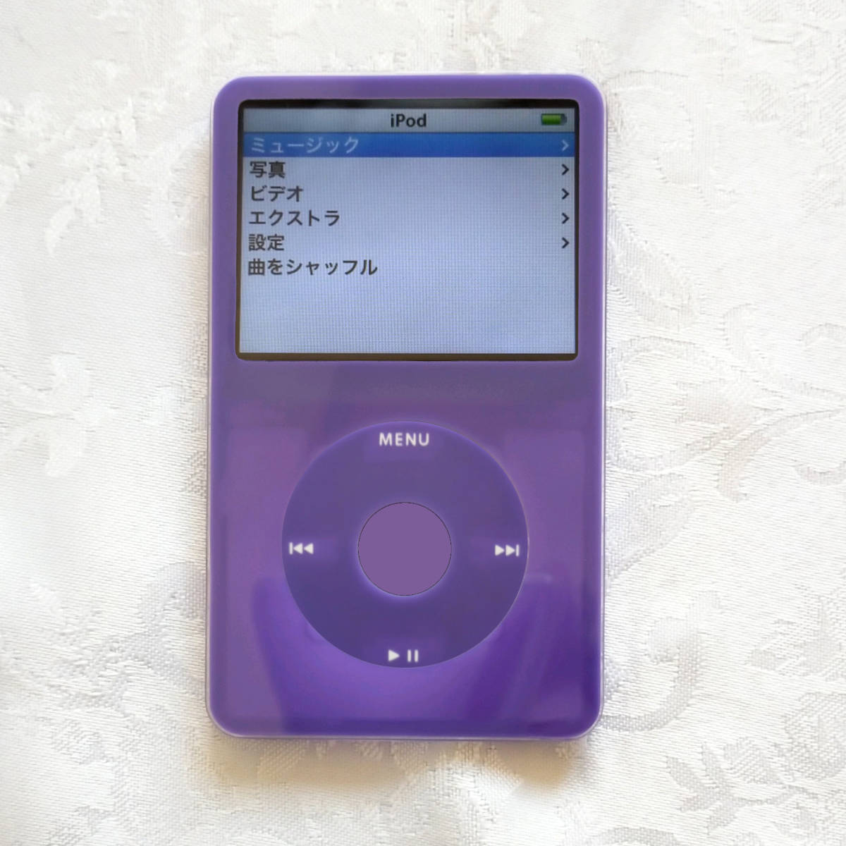 美品 大容量化 iPod classic 256GB 楽天 パープルver A1136 第5世代 品数豊富！