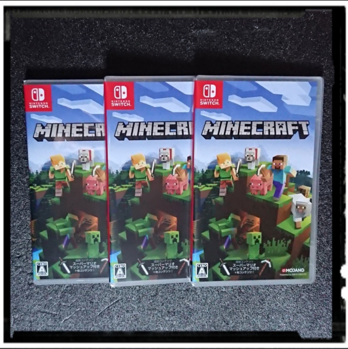 新品未開封 Switch 『Minecraft マインクラフト』３本セット