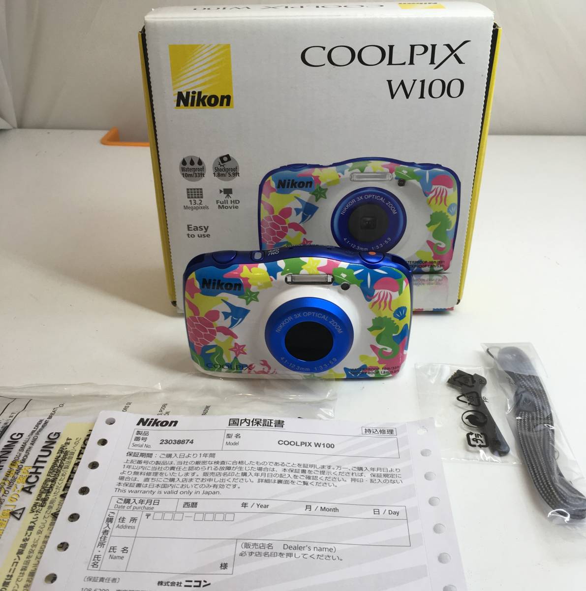 ✨購入お買い得✨ COOLPIX W100 Nikon マリン 防水 美品 - sp.unifesp.br