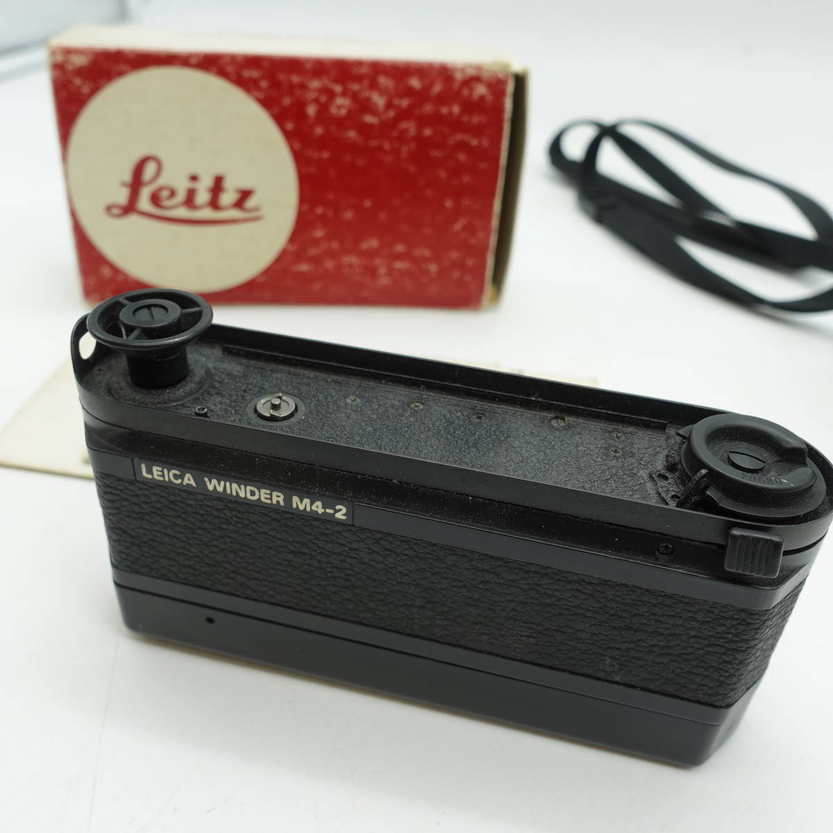  Leica ライカ Leitz M4-2 SN.1502250 ブラック ボディ フィルムカメラ CANADA レンズ35mm　2.8　ワインダー付き_画像9