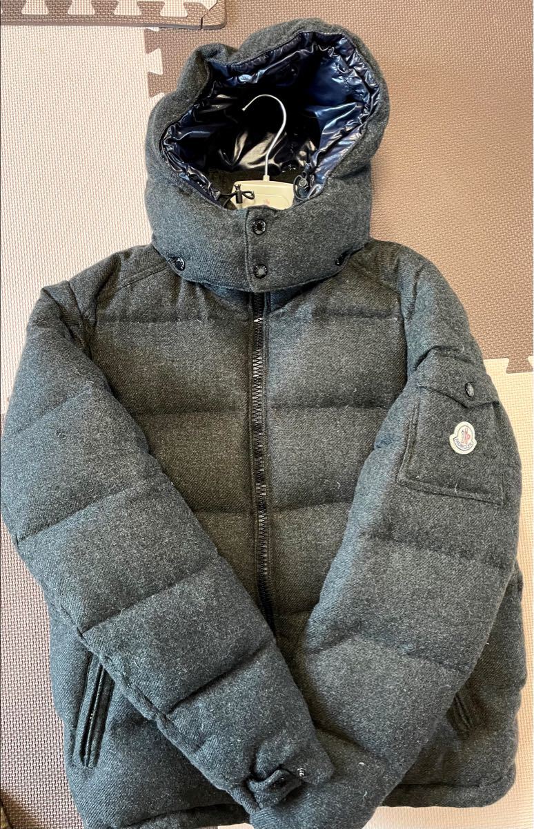 競売 ダウンジャケット MONCLER カシミヤ サイズ5 モンクレール