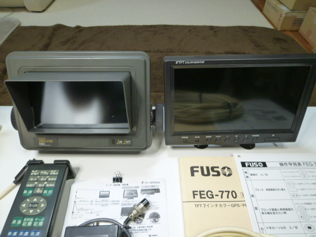 フソーFUSO FEG-770 7型液晶 GPSプロッター 魚群探知機 2 フソーFUSO FEG-770 7型液晶 GPSプロッター 魚群探知機 2