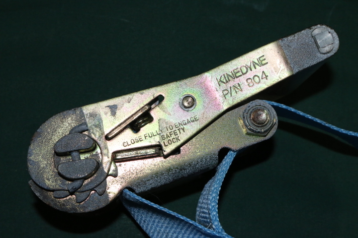 kinedyne ratchet attaching lashing belt unused goods the US armed forces discharge goods 