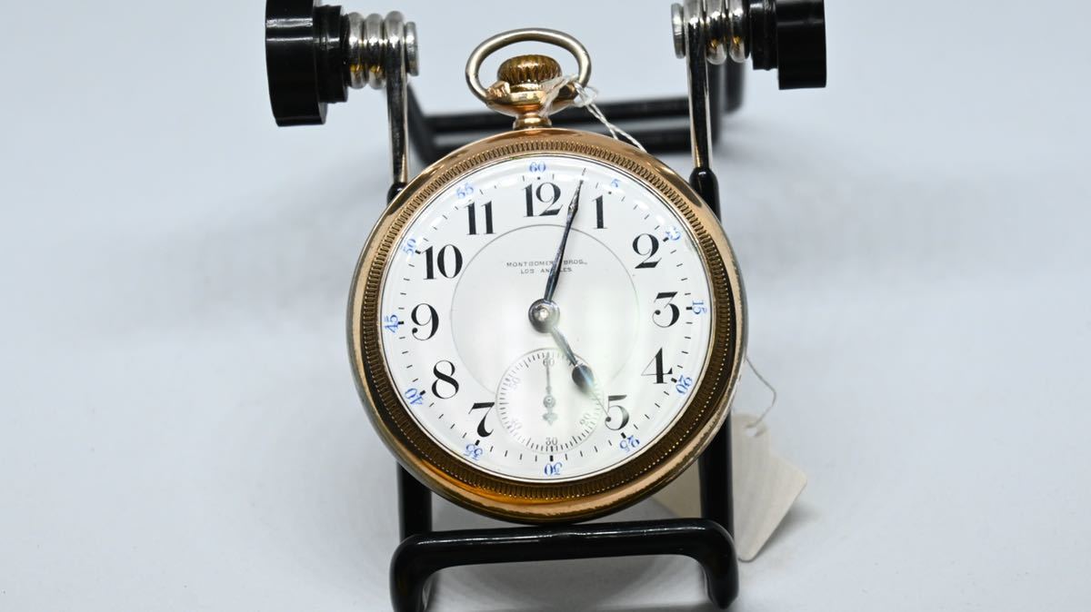 福袋セール】 Bros, Montgomery Los 英国時計 1910年代製 懐中時計