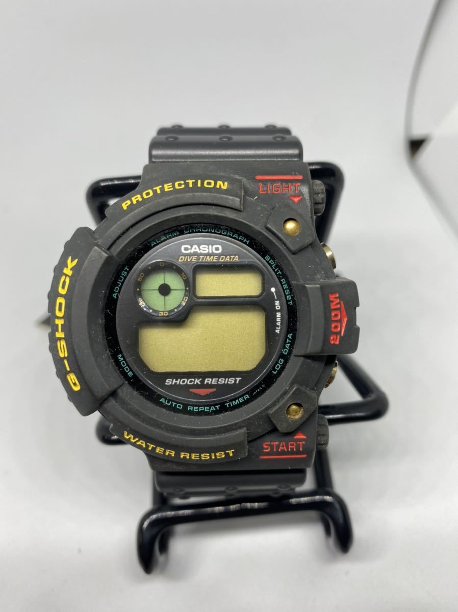 未使用品 Casio G-Shock 腕時計 初代Frogman Dw-6300-1A クォーツ ブラック 1993年発売モデル Air Divers  200M Www.Pvmining.Co.Th