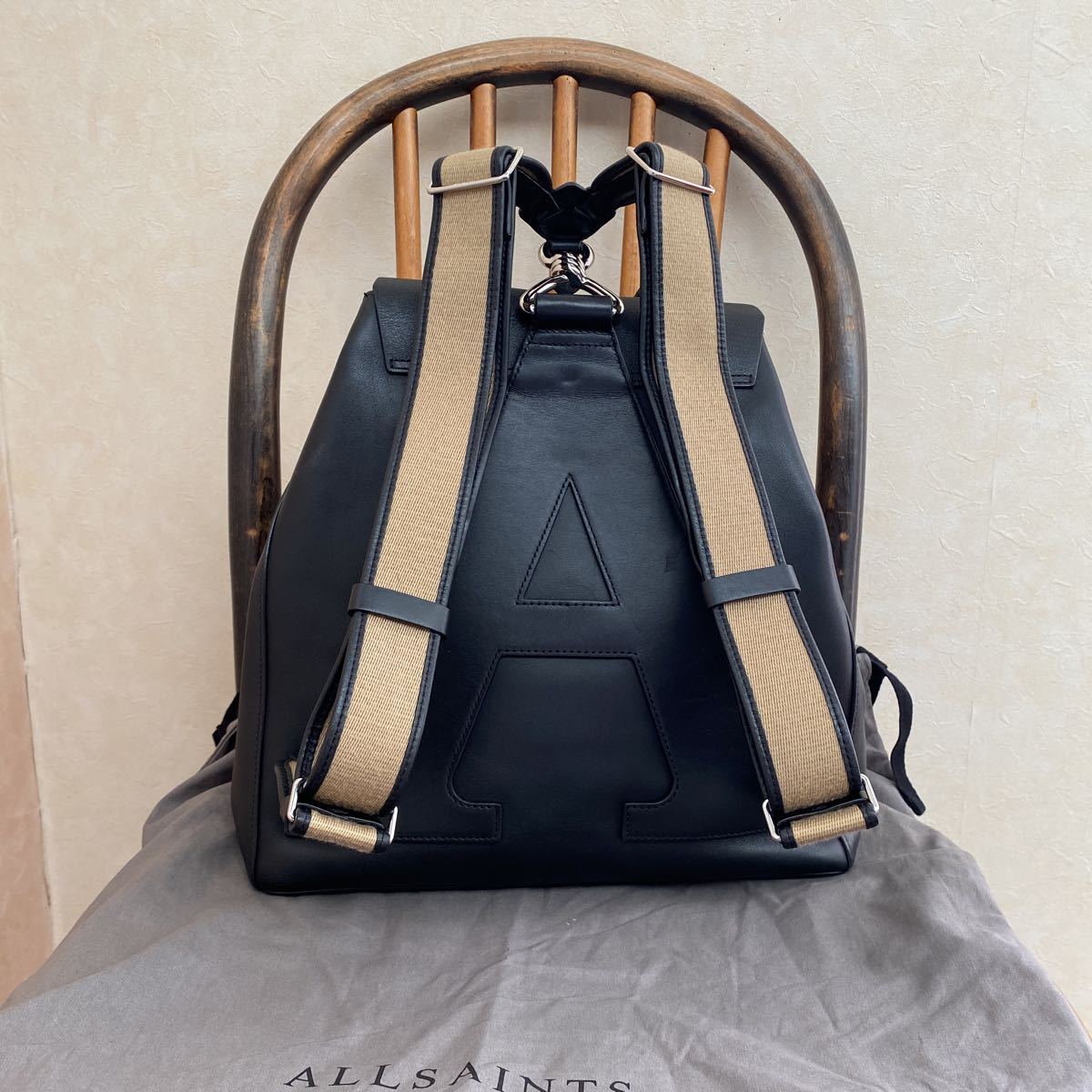 美品】ALLSAINTS(オールセインツ)レザーリュック MA-1-