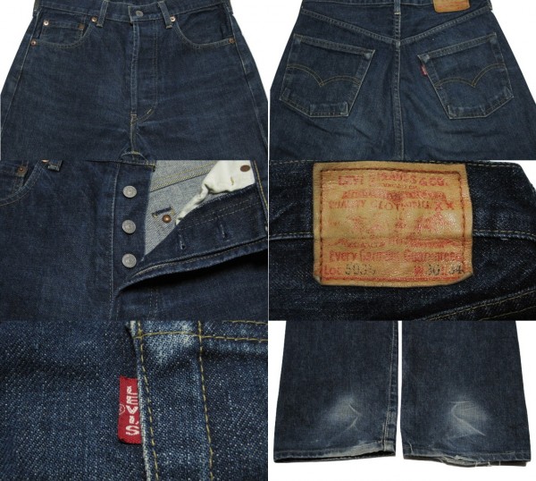 即決★LEVI'S/リーバイス/503B/メンズ/W30/紺/インディゴ/ビンテージ復刻/ビッグE/赤耳/★廃版/希少/ヴィンテージ/アメカジ/_画像3