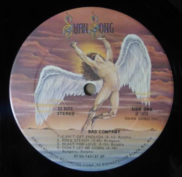 BAD COMPANY「1st」米SWAN SONG [SS8501規格] ステッカー有シュリンク美品_画像3