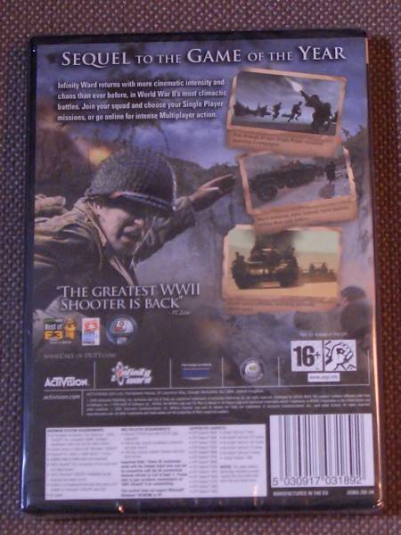 Call of Duty 2 (Activision U.K.) PC DVD-ROM_画像2