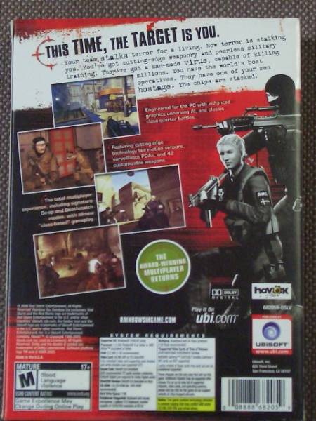 Tom Clancy's Rainbow Six Lockdown (Ubi Soft U.S.) PC CD-ROM_画像2