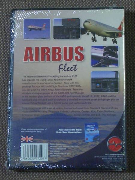 Airbus Fleet / FS 2004, 2002 (Abacus / 1st Class Simulation) PC CD-ROM_画像2
