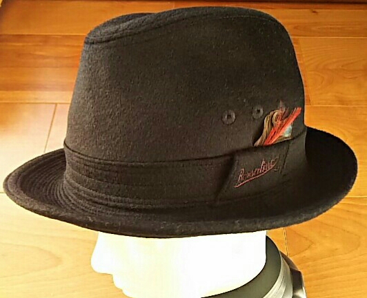 ボルサリーノ日本製 最高級カシミア 中折れ帽 55cm