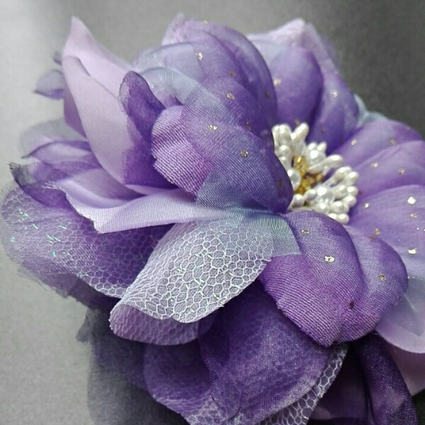  new goods hair ornament graduation ceremony coming-of-age ceremony wedding large wheel purple 