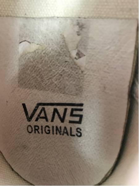 ★ヴァンズ VANS ORIGINALS スニーカー スリッポン ピンク中古8_画像3