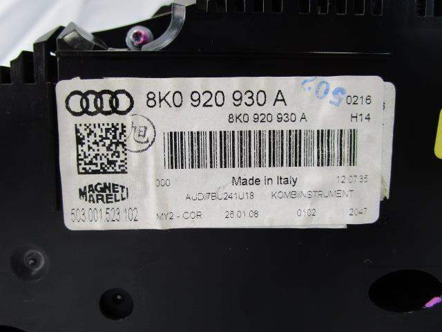  Audi A4 8KCAB speed meter meter 8K0 920 930 A postage [S]