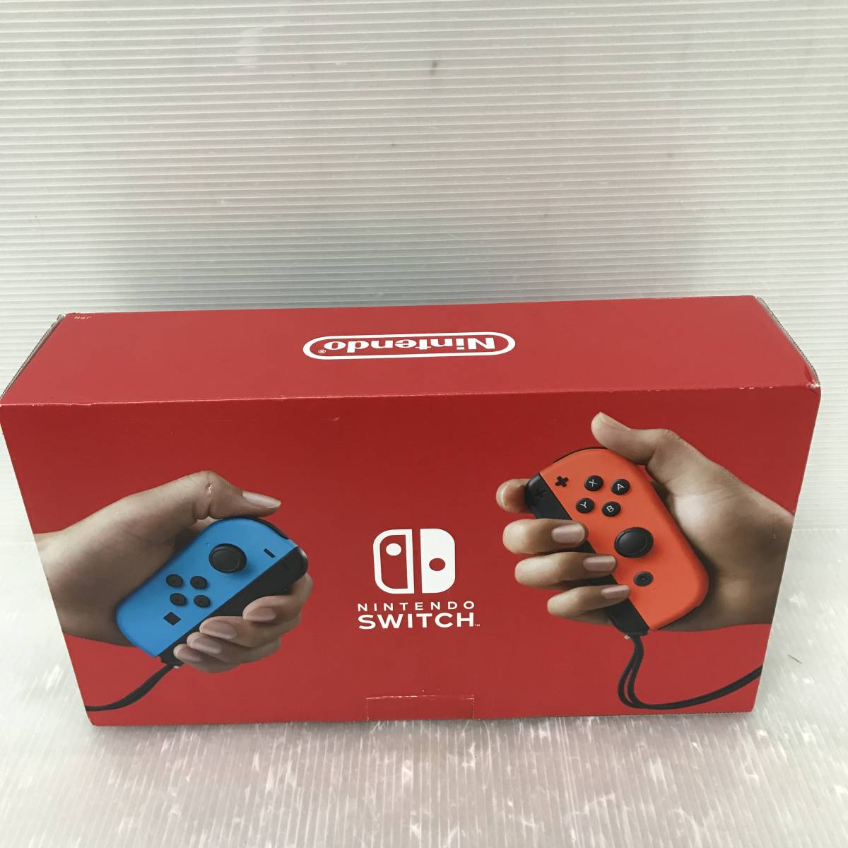 gh627 送料無料！動作品 ニンテンドースイッチ 本体 Nintendo Switch Joy-Con(L) ネオンブルー/(R) ネオンレッド_画像7