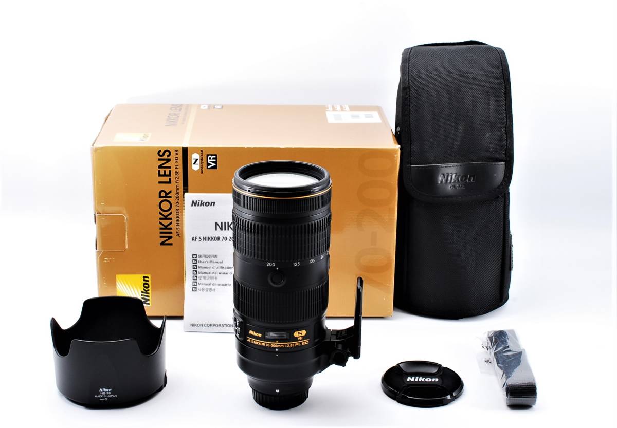 ★新品級★Nikon AF-S NIKKOR 70-200mm f/2.8E FL ED VR N ニコン★高速AFと圧倒的な描写力に満足できる大三元望遠ズーム！★#657_画像1