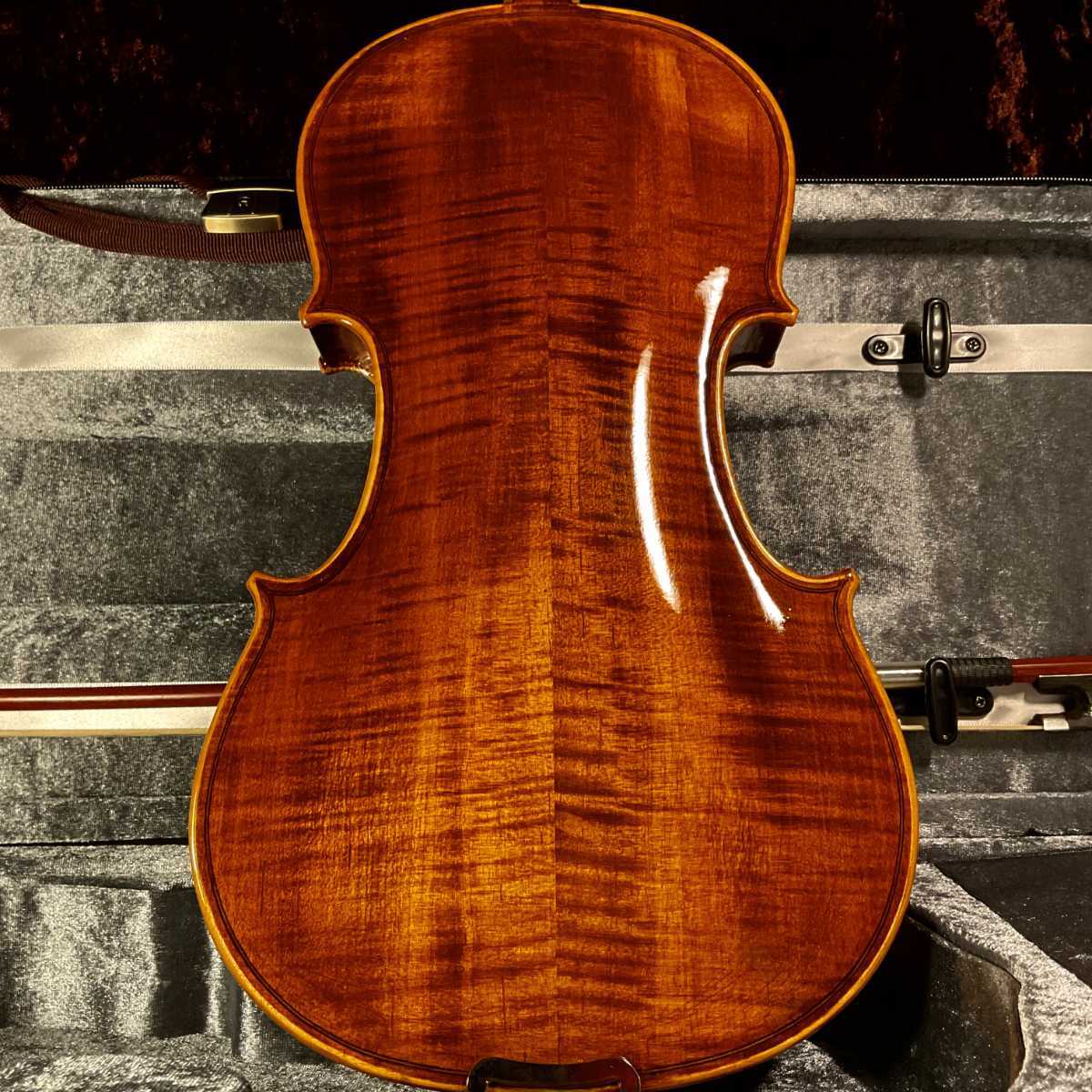 バイオリン Stradivarius1716モデル 4/4 フレイムメイプルバック