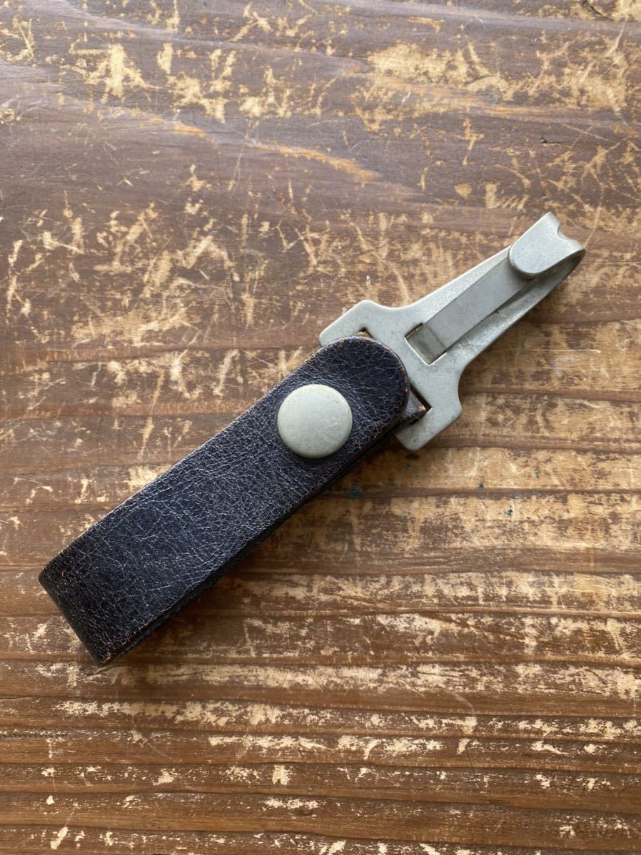 【美品 アンダーカバー UNDERCOVER レザー ベルトループ キーホルダー ベルトフック UNDERCOVERISM 685 artscabut期 jonio】 1