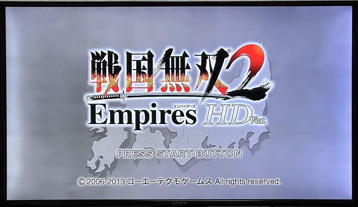 【動作確認画像有り】 PS3 戦国無双2 with 猛将伝＆Empires HD Version プレステ3 ゲームソフト カセット コーエーテクモゲームス