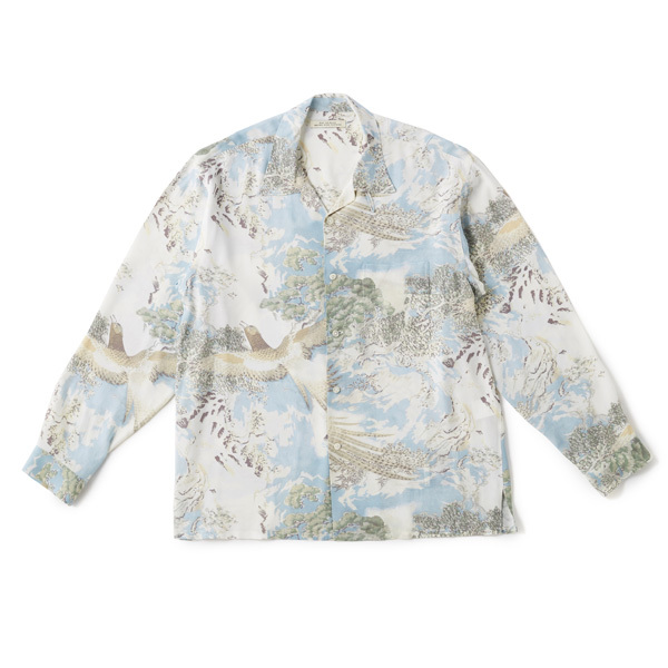 定価33000円☆ OLD JOE ORIGINAL PRINTED OPEN COLLAR SHIRTS