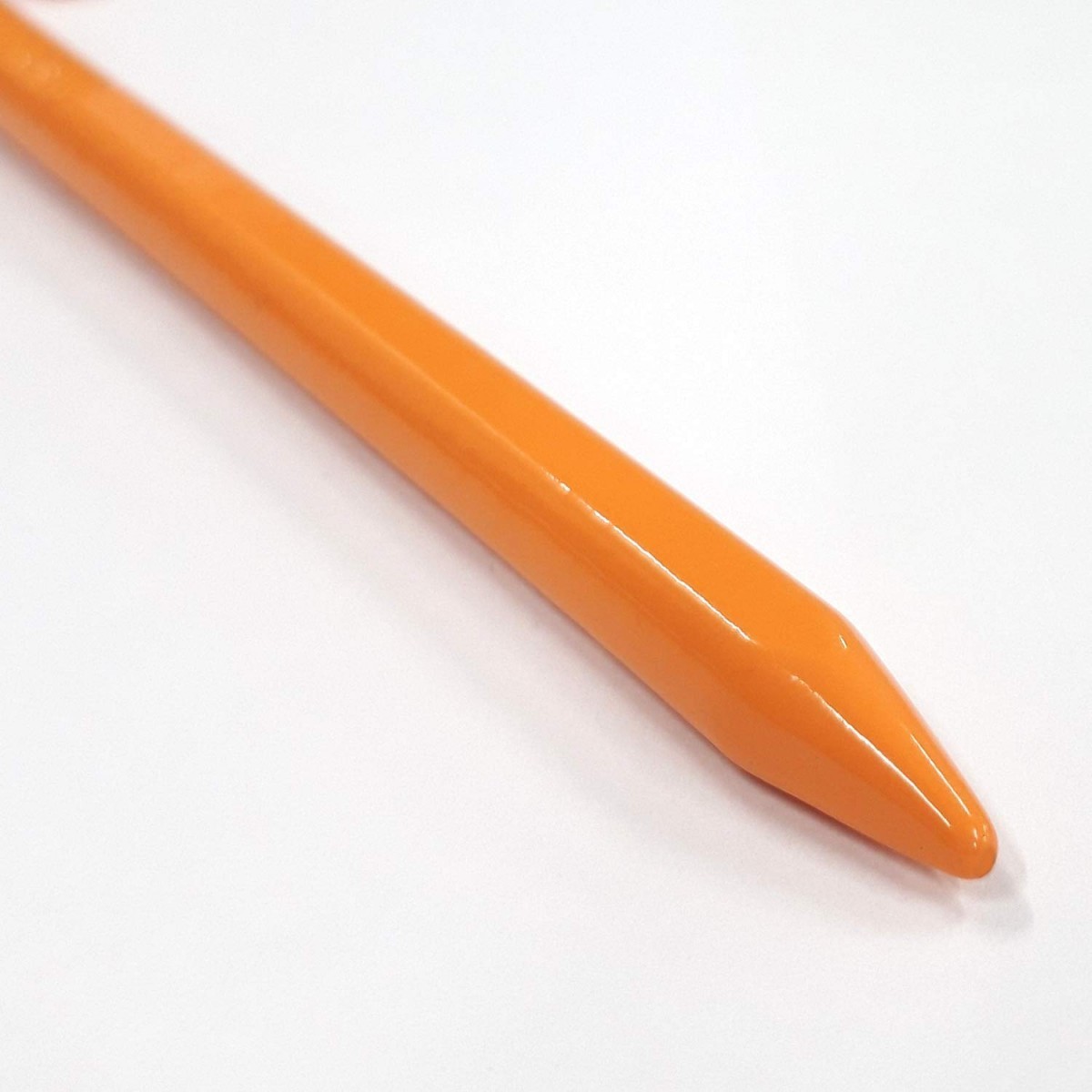 エリッゼ(ELLISSE) 鍛造ペグ エリッゼステーク 18cm オレンジ粉体塗装 8本セット MK-180OR MADE IN JAPAN_画像3