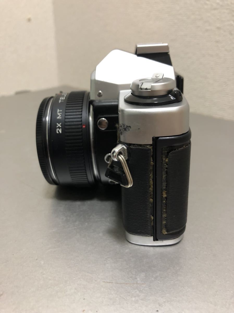 ジャンク品 一眼レフカメラ ミノルタ MINOLTA XG-E 望遠レンズ付_画像8