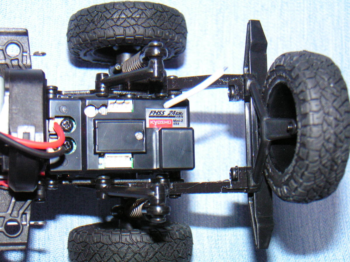 ミニッツ 4×4 ジープラングラー用 金属製変換ハブ+RGTタイヤ灰+ボディ10mmリフトアップ 京商 Kyosho Mini Z 4x4 Jeep Wrangler